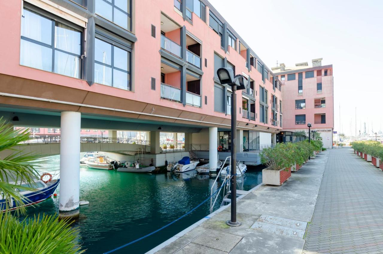 Dock Of The Bay Genova- Appartamento Situato Nel Porto Antico Di Genova- Aria Condizionata- Garage Privato-Vista Sul Porto Zewnętrze zdjęcie